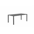 Pemberly Row 7-piece Modern Aluminum Frame Patio Dining Set in Gray