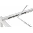 Pemberly Row Modern Aluminum Frame Patio Loungers in Gray (Set of 2)