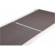Pemberly Row Modern Aluminum Frame Patio Loungers in Gray (Set of 2)