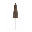 Pemberly Row Contemporary Aluminum and Fabric Umbrella Gray/White