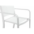 Pemberly Row Modern Aluminum Bar Stool in White Finish (Set of 6)