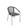 Pemberly Row 7-Piece Modern Aluminum Dining Set in Slate Gray