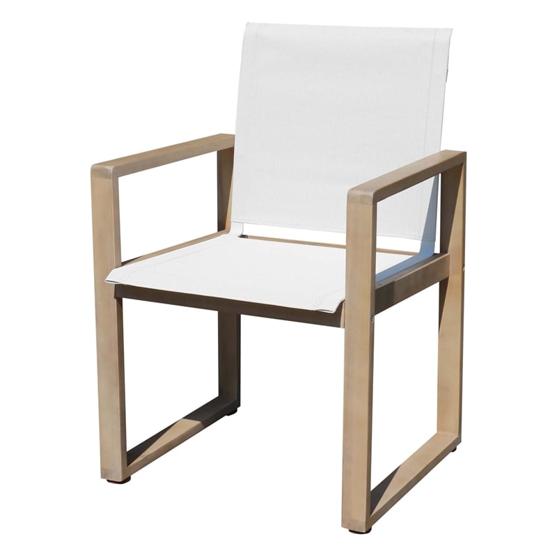 Pemberly Row 9-Piece Modern Acacia Wood Dining Set in Natural Finish