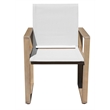 Pemberly Row 9-Piece Modern Acacia Wood Dining Set in Natural Finish