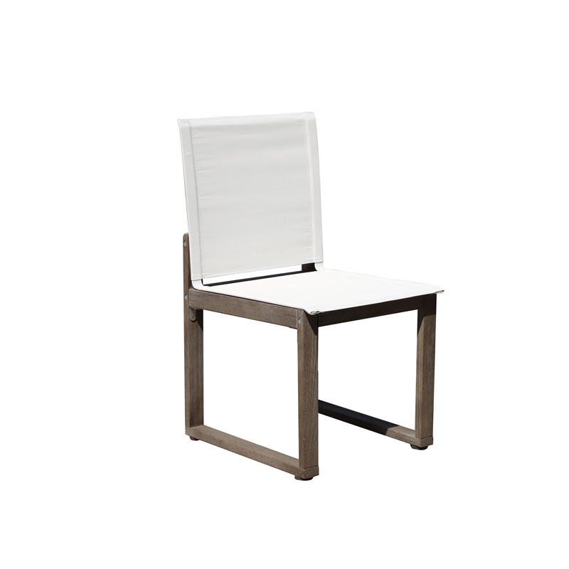 Pemberly Row 9-Piece Modern Aluminum Dining Set in Brown Finish