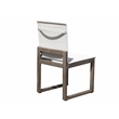 Pemberly Row 9-Piece Modern Aluminum Dining Set in Brown Finish