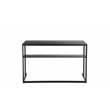 Pemberly Row Contemporary / Modern Minimalist Desk Metal in Black