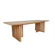 Pemberly Row Contemporary / Modern Dining Table in White Oak