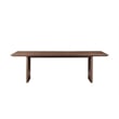 Pemberly Row Contemporary Rectangular Dining Table in Walnut