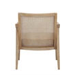 Pemberly Row Contemporary Lounge Chair in Boucle Fabric Bone