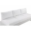 Pemberly Row 3-piece Aluminum Frame Outdoor Sectional in White