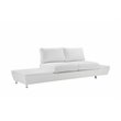 Pemberly Row 3-piece Aluminum Frame Outdoor Sectional in White