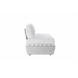 Pemberly Row 3-piece Aluminum Frame Outdoor Sectional in White