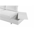Pemberly Row 3-piece Aluminum Frame Outdoor Sectional in White