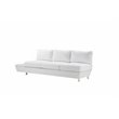 Pemberly Row 3-piece Aluminum Frame Outdoor Sectional in White