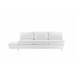 Pemberly Row 3-piece Aluminum Frame Outdoor Sectional in White