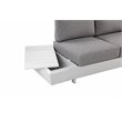 Pemberly Row 3-piece Modern Aluminum Frame Outdoor Sectional in Gray