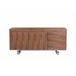 Pemberley Row Wood Veneer Walnut Buffet Rectangular Assembled
