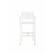 Pemberly Row Contemporary / Modern 5 Piece Bar Set in White Finish