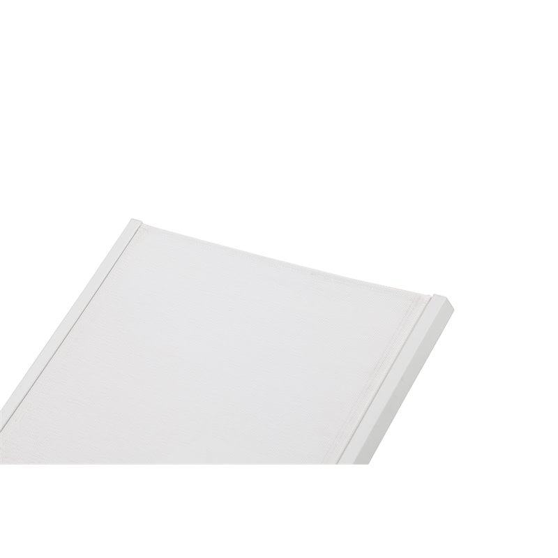 Pemberly Row Contemporary 11-piece Aluminum Patio Dining Set in White