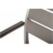 Pemberly Row 9-piece Modern Aluminum Patio Dining Set in Gray
