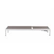 Pemberly Row 15-piece Modern Aluminum Patio Sofa Set in White/Gray