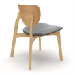Pemberly Row Modern / Contemporary Leather Lounge Chair in Light Oak