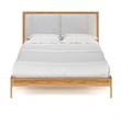 Pemberly Row Modern / Contemporary Wood Queen Size Bed in Natural