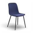 Pemberly Row Modern Velvet Side Chairs (Set of 2) in Sapphire