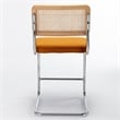 Pemberly Row Modern Counter Height Stools (Set of 2) in Brown