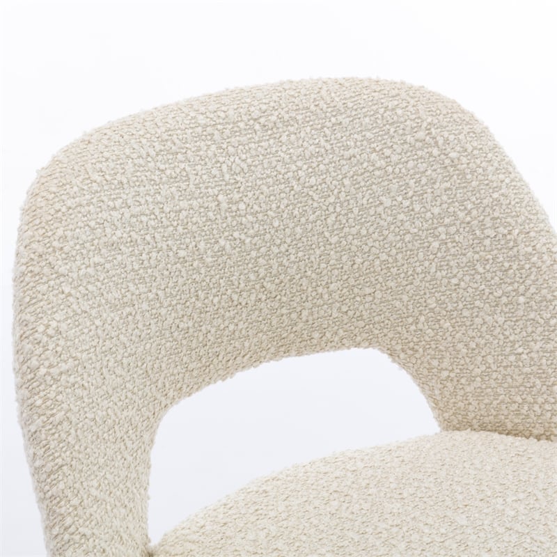 Pemberly Row Modern Counter Height Stools (Set of 2) in White