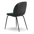 Pemberly Row Contemporary Velvet Side Chair (Set of 2) in Emerald