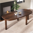 Pemberly Row Modern / Contemporary Wood Dining Table in Walnut