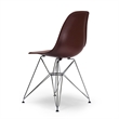 Pemberly Row Modern / Contemporary Plastic Dining Chairs in Brown