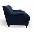 Pemberly Row Contemporary Mid-Century Modern Sofa in Sapphire