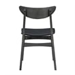 Pemberly Row Modern Solid Wood Side Chairs (Set of 4) in Gray