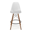 Pemberly Row Counter Height Stools (Set of 2) in White and Walnut
