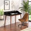 Pemberly Row Modern / Contemporary Vegan Leather Armchair in Tan