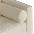 Pemberly Row Contemporary Fabric Reversible Sectional in Beige