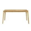 Pemberly Row Mid-Century Contemporary Wood Dining Table in Oak