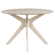 Pemberly Row Contemporary Wood Oval Dining Table in Light Oak