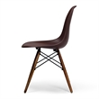 Pemberly Row Modern Side Chairs (Set of 2) in Brown and Walnut