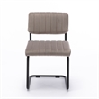 Pemberly Row Contemporary Velvet Side Chairs (Set of 2) in Gray