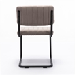 Pemberly Row Contemporary Velvet Side Chairs (Set of 2) in Gray