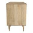 Pemberly Row Modern / Contemporary Solid Wood Sideboard in Natural