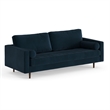 Pemberly Row Modern / Contemporary Performance Velvet Sofa in Blue