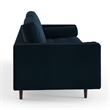 Pemberly Row Modern / Contemporary Performance Velvet Sofa in Blue