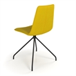 Pemberly Row Modern / Contemporary Velvet Swivel Side Chair in Gold