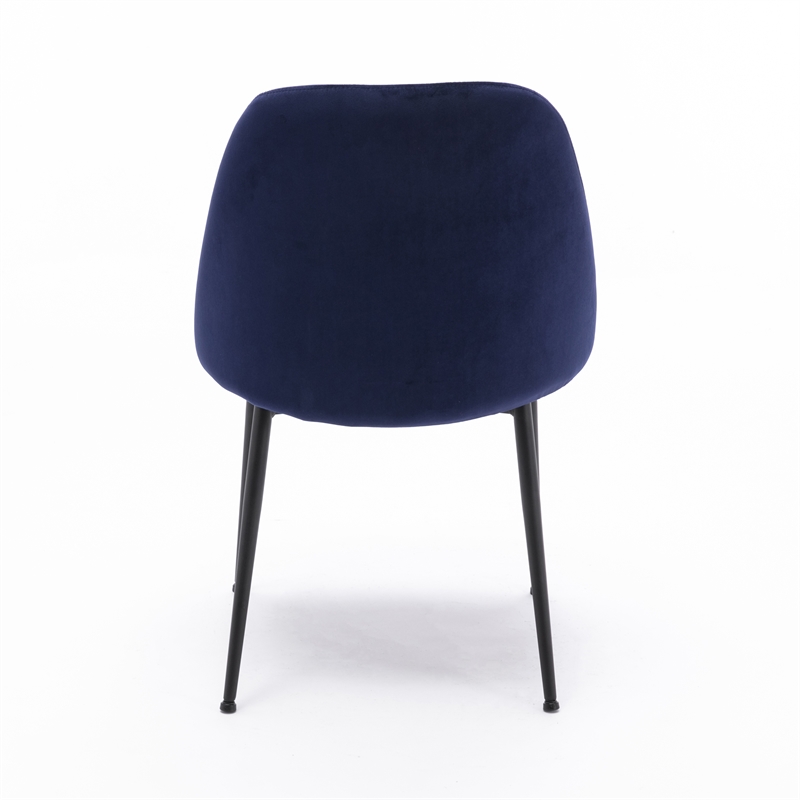 Pemberly Row Modern / Contemporary Side Chair (Set of 2) in Sapphire