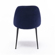 Pemberly Row Modern / Contemporary Side Chair (Set of 2) in Sapphire